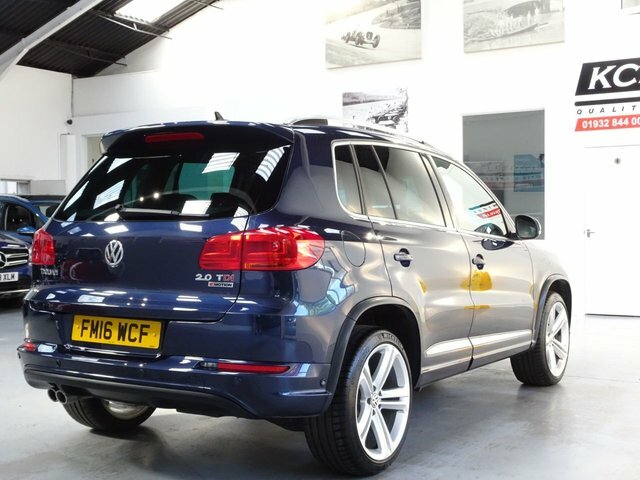 Volkswagen Tiguan 2.0 Tdi Bluemotion Tech R-line Edition Suv Die Blue #5