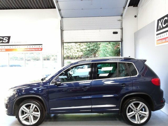 Volkswagen Tiguan 2.0 Tdi Bluemotion Tech R-line Edition Suv Die Blue #3