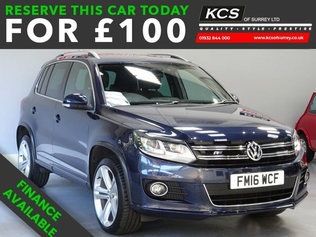 Volkswagen Tiguan 2.0 Tdi Bluemotion Tech R-line Edition Suv Die Blue