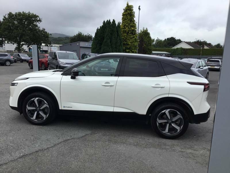 Nissan Qashqai 1.5 H E-power N-connecta Euro 6 Ss White #4