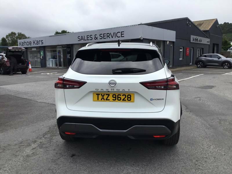 Nissan Qashqai 1.5 H E-power N-connecta Euro 6 Ss White #5