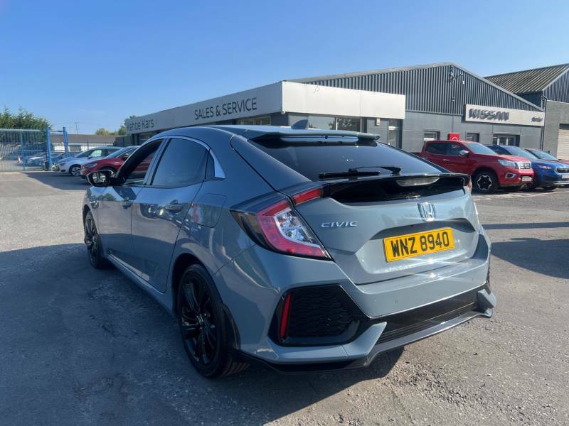 Honda Civic 1.0 Vtec Turbo Sr Euro 6 Ss Grey #4