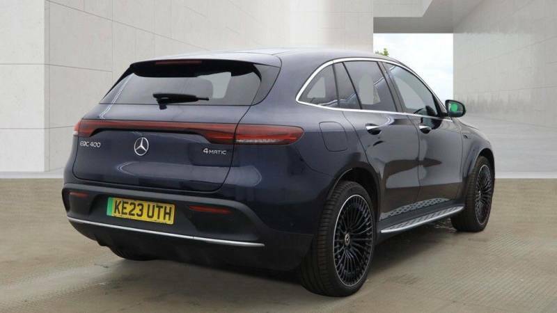 Mercedes-Benz EQC Eqc 400 80Kwh Amg Line Premium Plus 4Matic Blue #3
