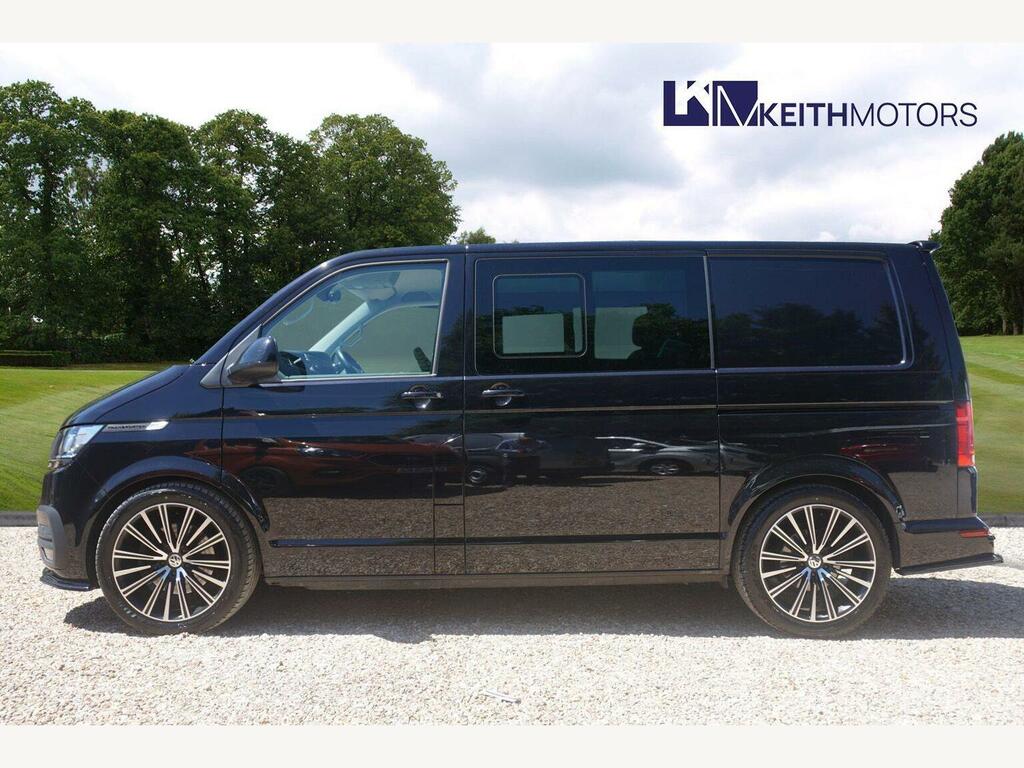 Volkswagen Transporter 2.0 Tdi T32 Highline Kombi Double Cab M Black #4