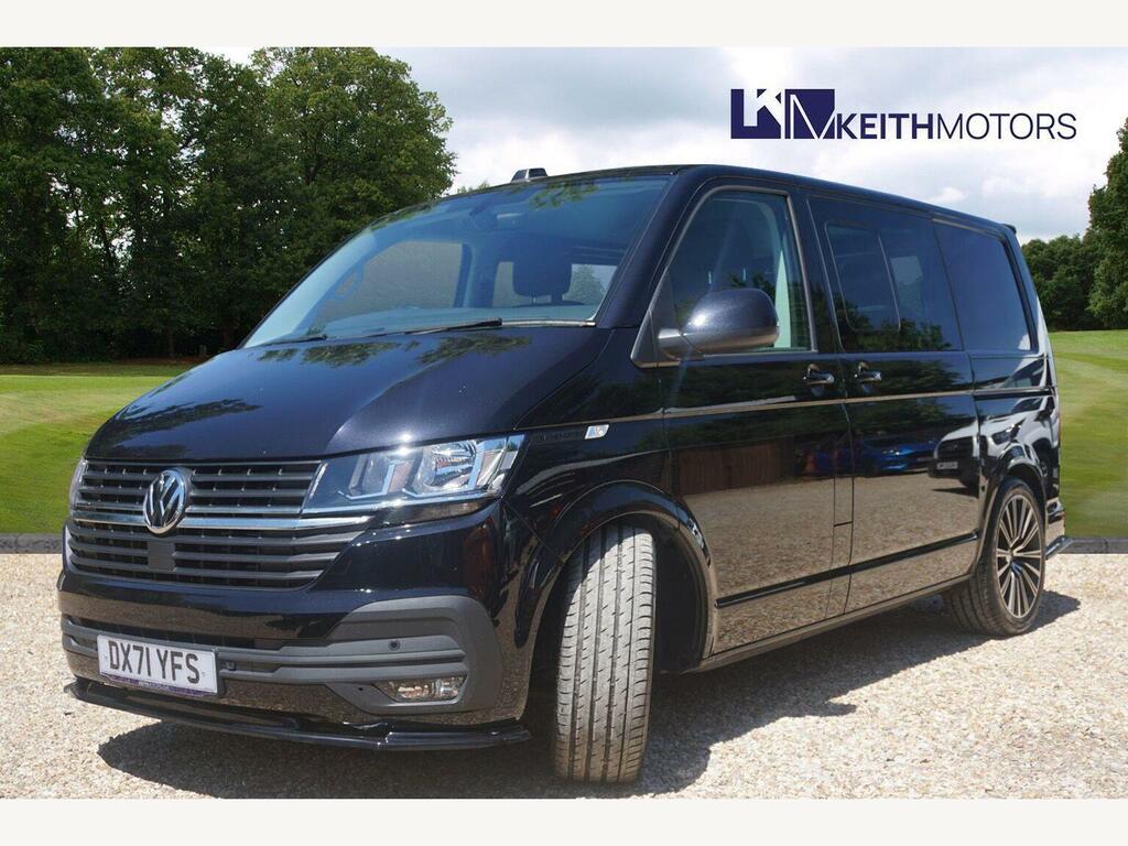 Volkswagen Transporter 2.0 Tdi T32 Highline Kombi Double Cab M Black #3