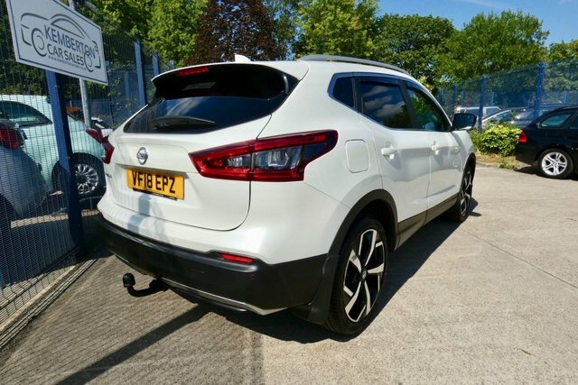 Nissan Qashqai 2018 1.6 Dci Tekna Suv Euro 6 White #5