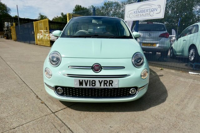 Fiat 500 2018 1.2 Lounge Hatchback Euro 6 Green #2