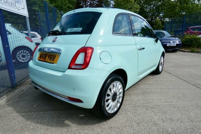 Fiat 500 2018 1.2 Lounge Hatchback Euro 6 Green #5