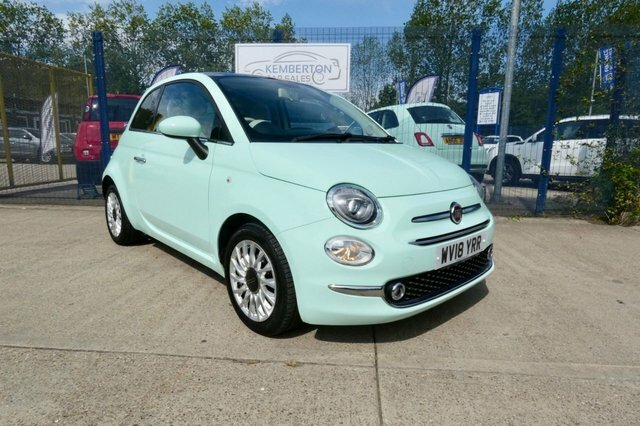 Fiat 500 2018 1.2 Lounge Hatchback Euro 6 Green