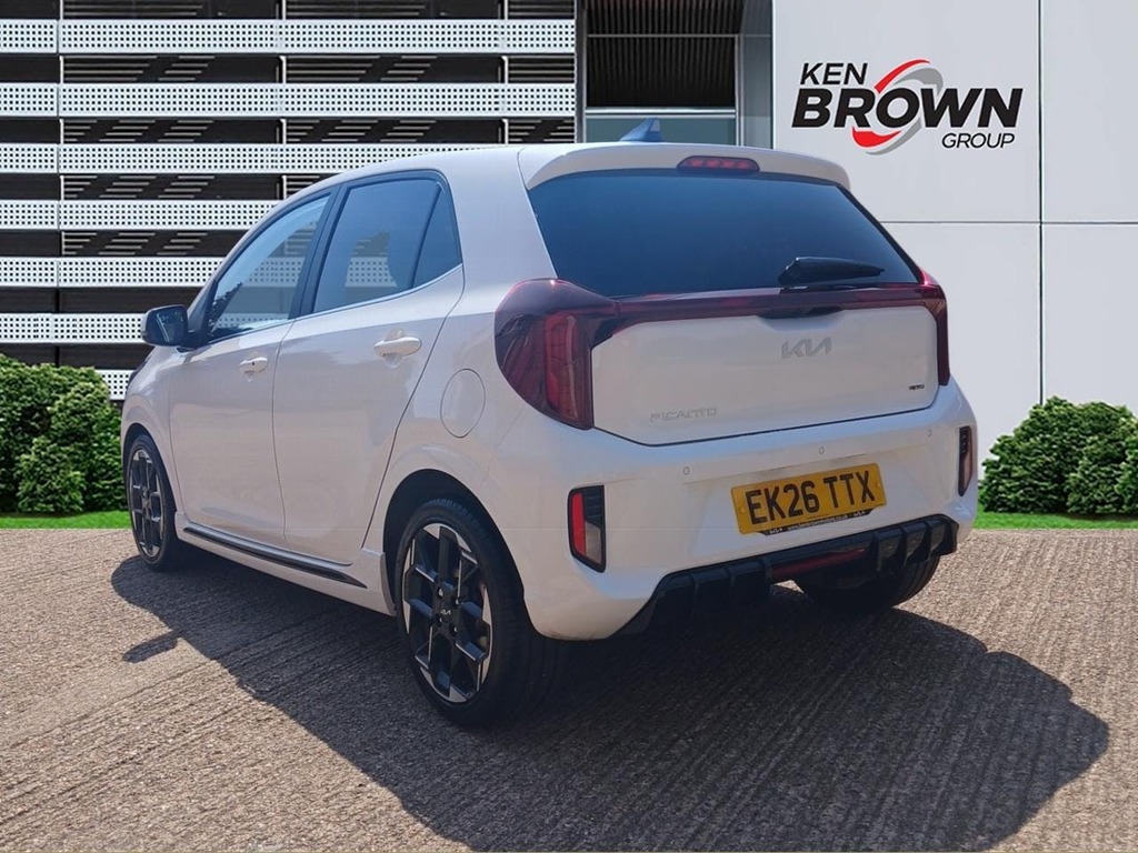 Kia Picanto 1.0 Gt Line S Hatchback Amt EK26TTX White #2