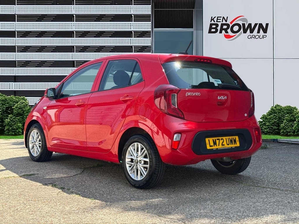 Kia Picanto 1.0 Dpi 2 Hatchback LM72UWW Red #2