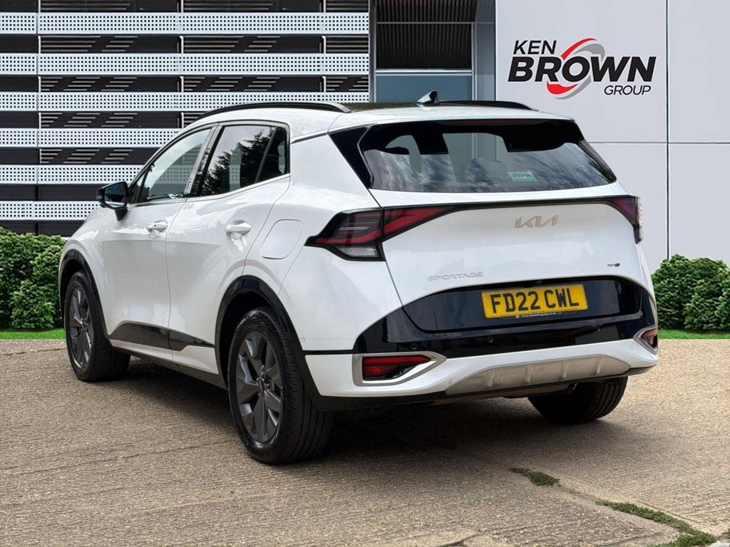 Kia Sportage 1.6 H T Gdi Gt Line S Suv Hybrid White #2