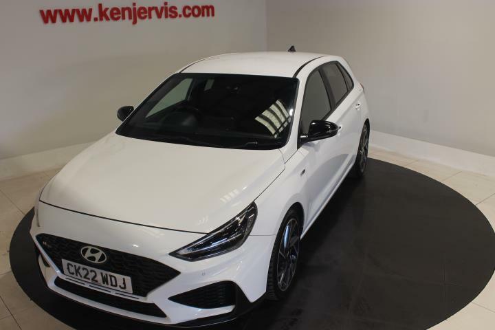 Hyundai I30 1.5 T-gdi Mhev N Line Hatchback Hybrid CK22WDJ White #2