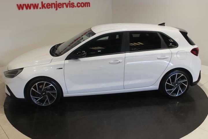 Hyundai I30 1.5 T-gdi Mhev N Line Hatchback Hybrid CK22WDJ White #3