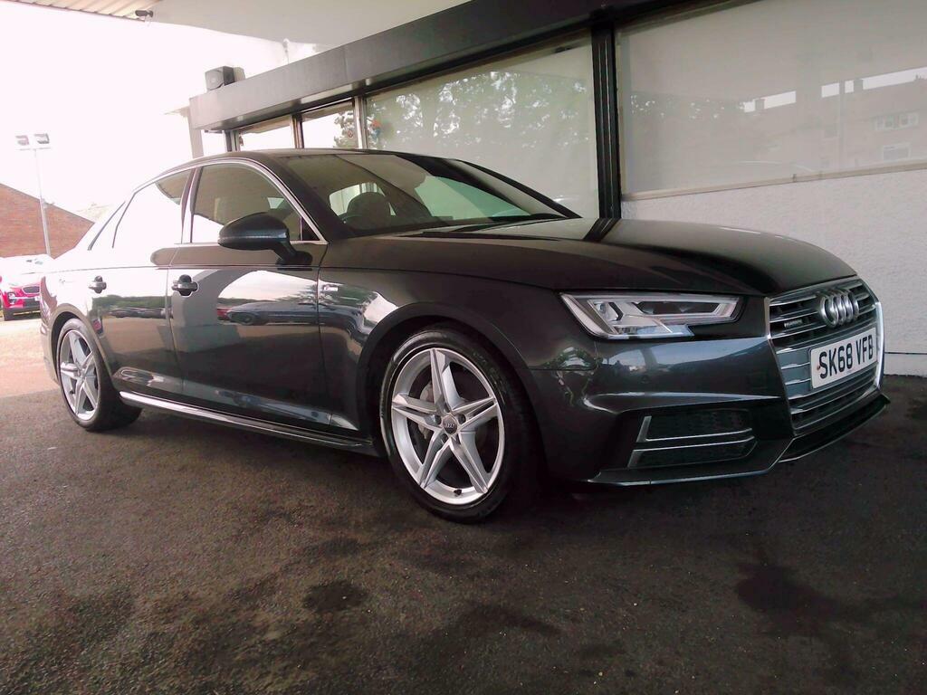 Audi A4 2.0 Tdi 40 S Line S Tronic Quattro Euro 6 S S SK68VFB Grey #2