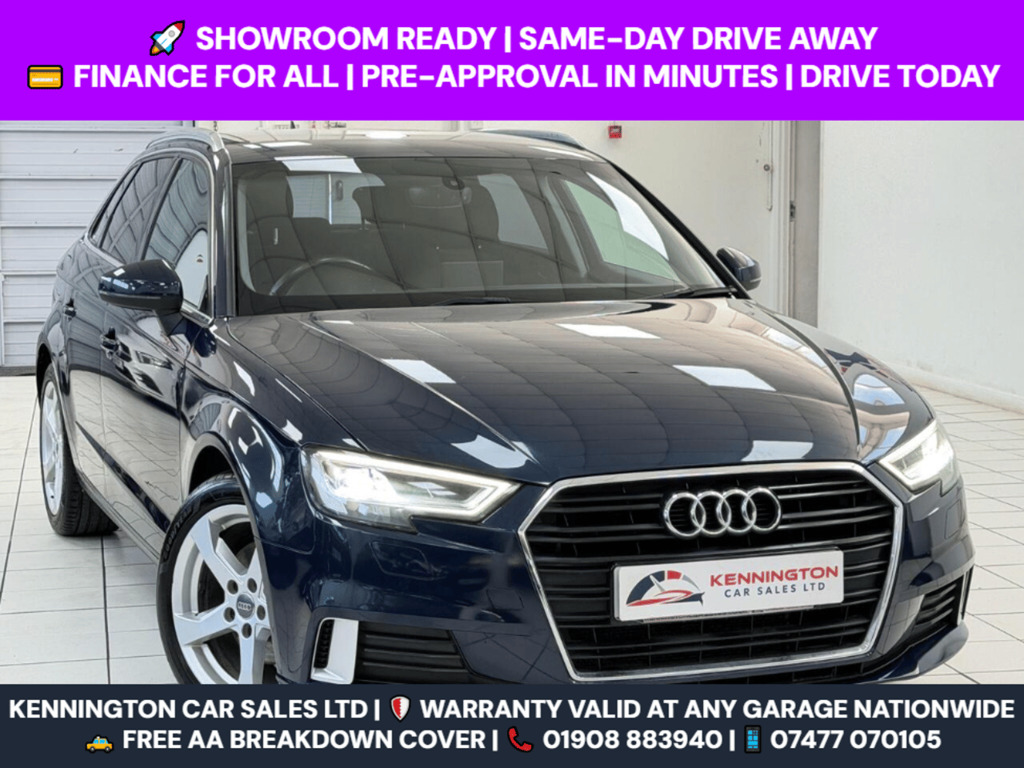 Audi A3 1.6 Tdi Sport Sportback Euro 6 Ss Blue