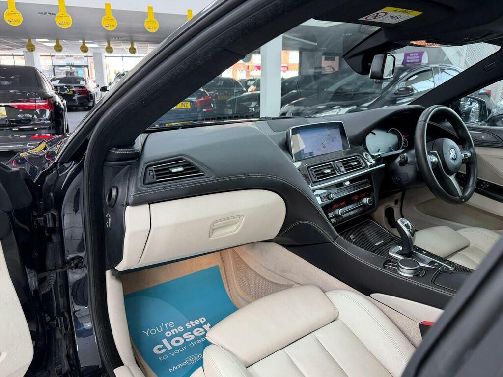 BMW 6 Series Gran Coupe 3.0 640D M Sport Euro 6 Ss HN18OHW Black #2