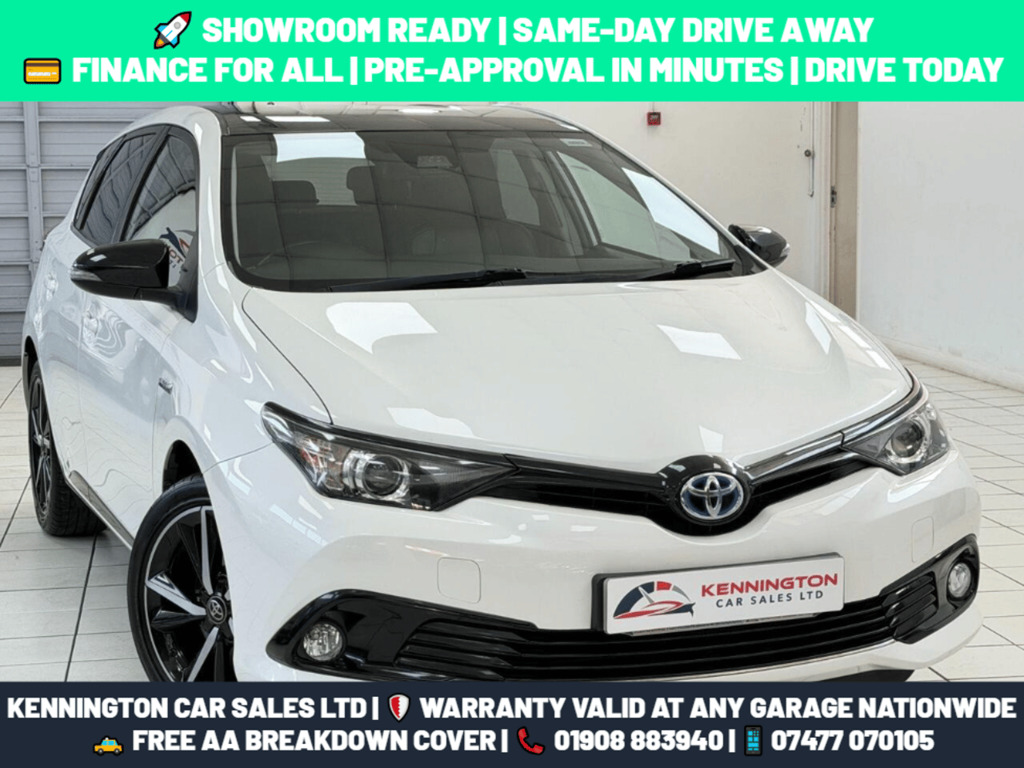Toyota Auris 1.8 Vvt-h Gb25 Cvt Euro 6 Ss Safety Sense White