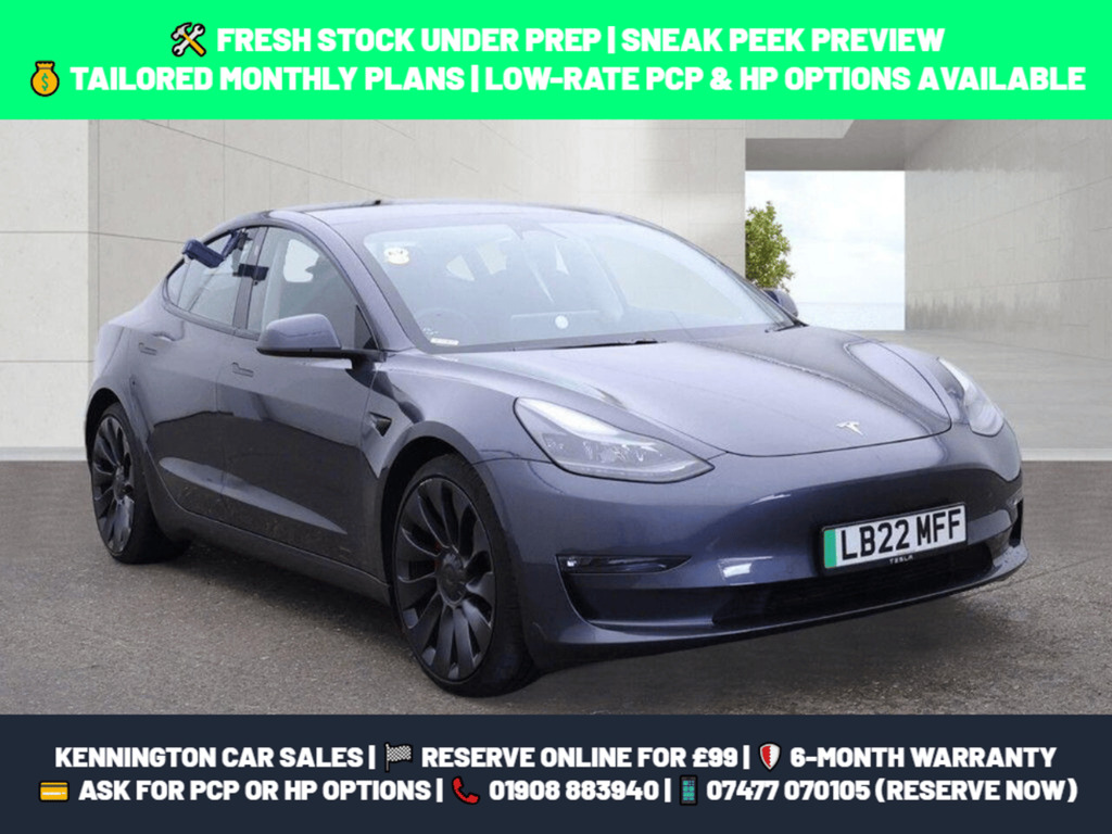 Tesla Model 3 Dual Motor Performance 4Wde Performanc Grey