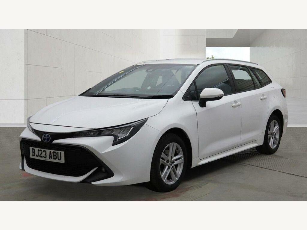 Toyota Corolla 1.8 Vvt-h Icon Touring Sports Cvt Euro 6 Ss White #2
