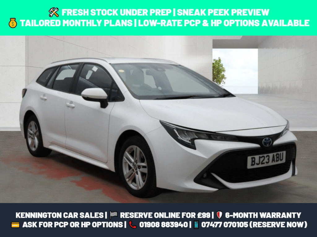Toyota Corolla 1.8 Vvt-h Icon Touring Sports Cvt Euro 6 Ss White