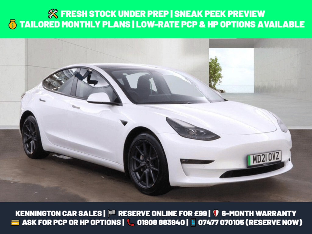 Tesla Model 3 Dual Motor Long Range 4Wde White