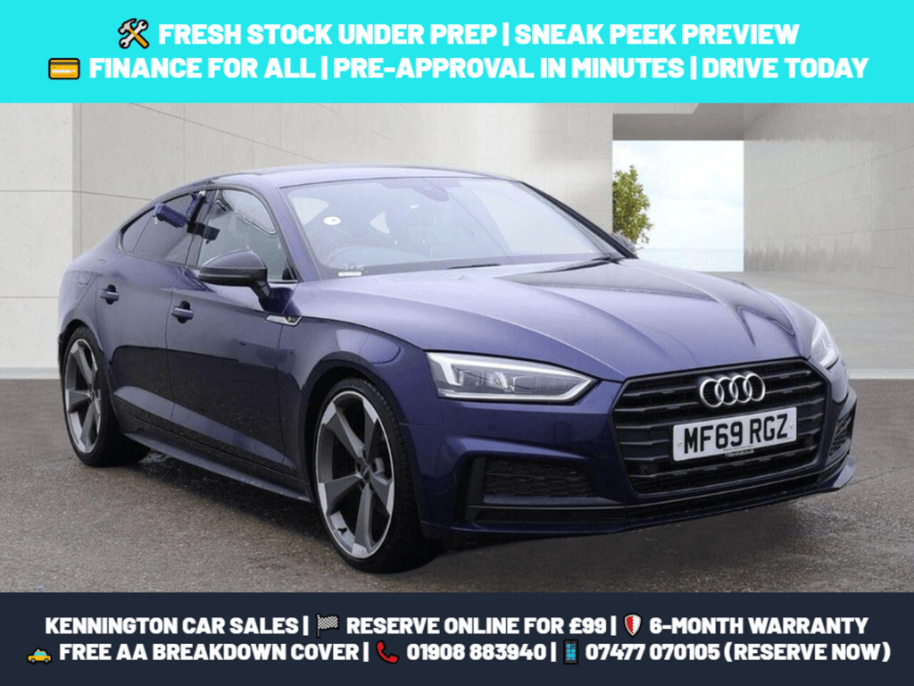 Audi A5 2.0 Tfsi 35 Black Edition Sportback S Tronic Euro Blue