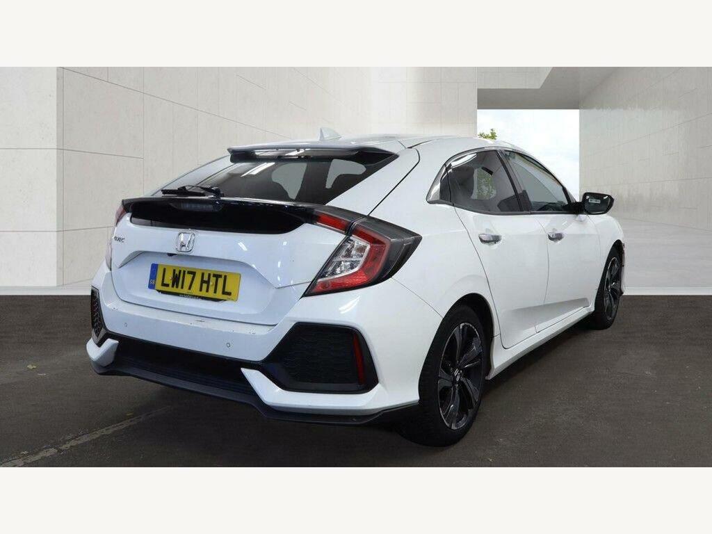 Honda Civic 1.5 Vtec Turbo Prestige Euro 6 Ss White #5