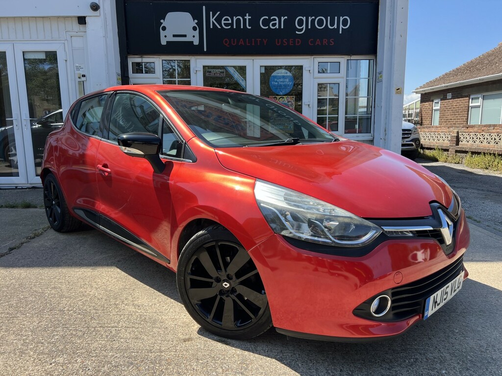 Renault Clio 1.5 Dynamique S Medianav Dci 90 Stop Start 2015 Red