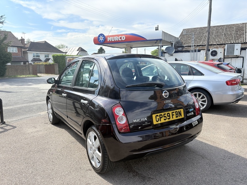 Nissan Micra Acenta Black #5