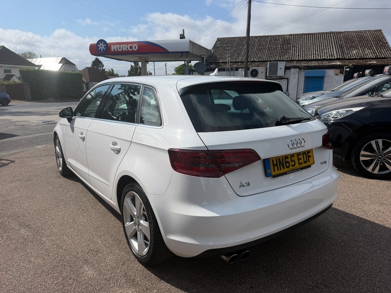 Audi A3 Tfsi Sport HN65EDF White #4