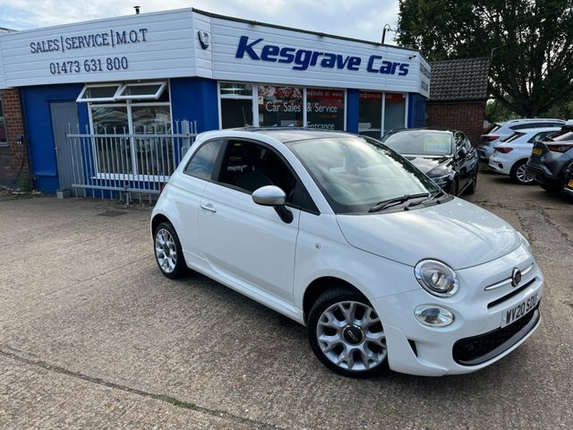 Fiat 500 1.2 Rock Star Hatchback Euro 6 White