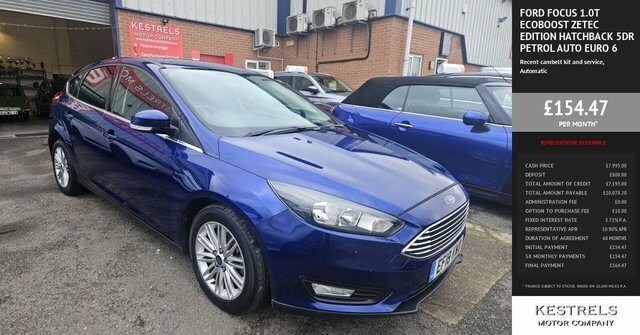 Ford Focus Ecoboost Zetec Edition Hatchback Blue