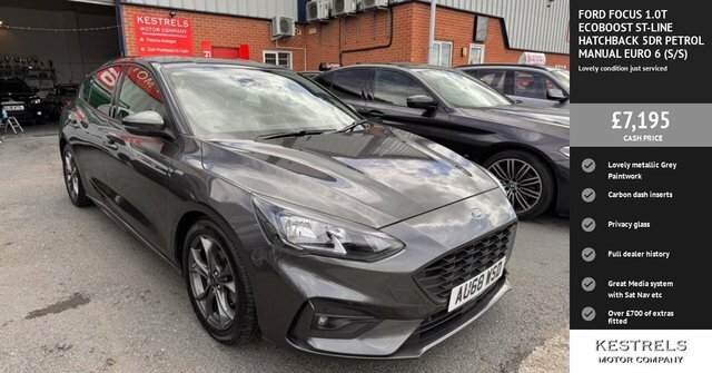Ford Focus Ecoboost St-line Hatchback Grey