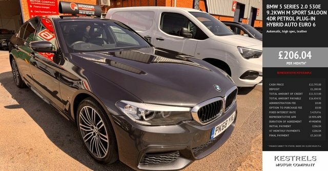 BMW 5 Series 530E 9.2Kwh M Sport Grey