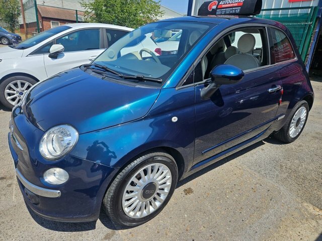 Fiat 500 Lounge Hatchback Blue #6