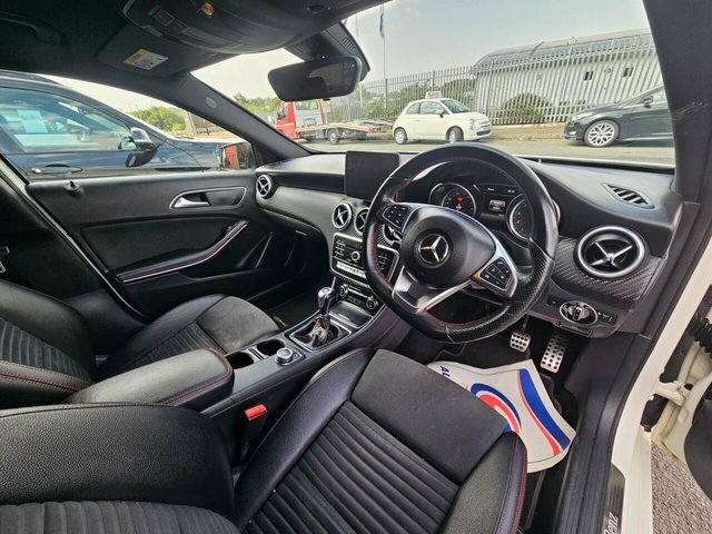 Mercedes-Benz A Class A160 Amg Line Hatchback White #3