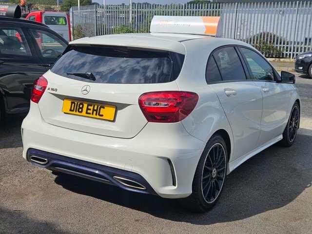 Mercedes-Benz A Class A160 Amg Line Hatchback White #4