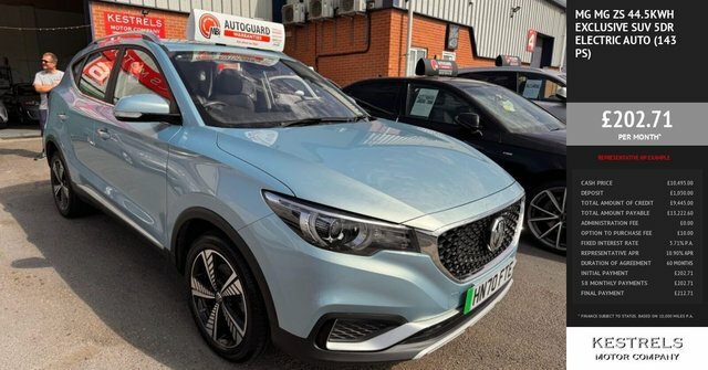 MG ZS Exclusive Suv Blue