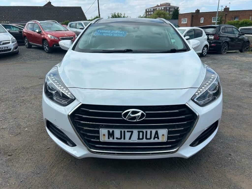 Hyundai I40 Crdi Premium Blue Drive MJ17DUA White #2