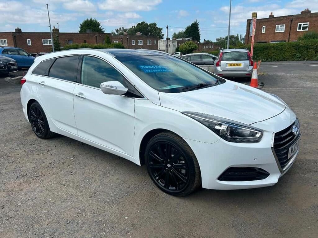 Hyundai I40 Crdi Premium Blue Drive White