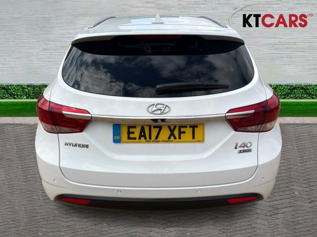 Hyundai I40 Crdi Blue Drive Se White #6