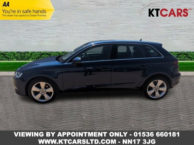 Audi A3 Tdi Sport Sportback WV65ZWP Blue #2