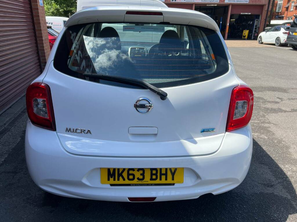 Nissan Micra 1.2 Acenta White #5