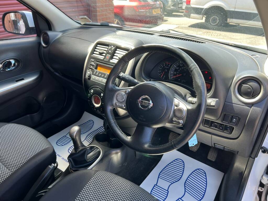 Nissan Micra 1.2 Visia Euro 5 White #15