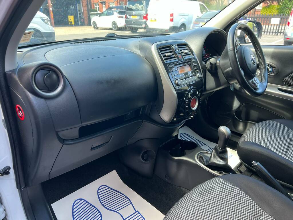 Nissan Micra 1.2 Visia Euro 5 White #9