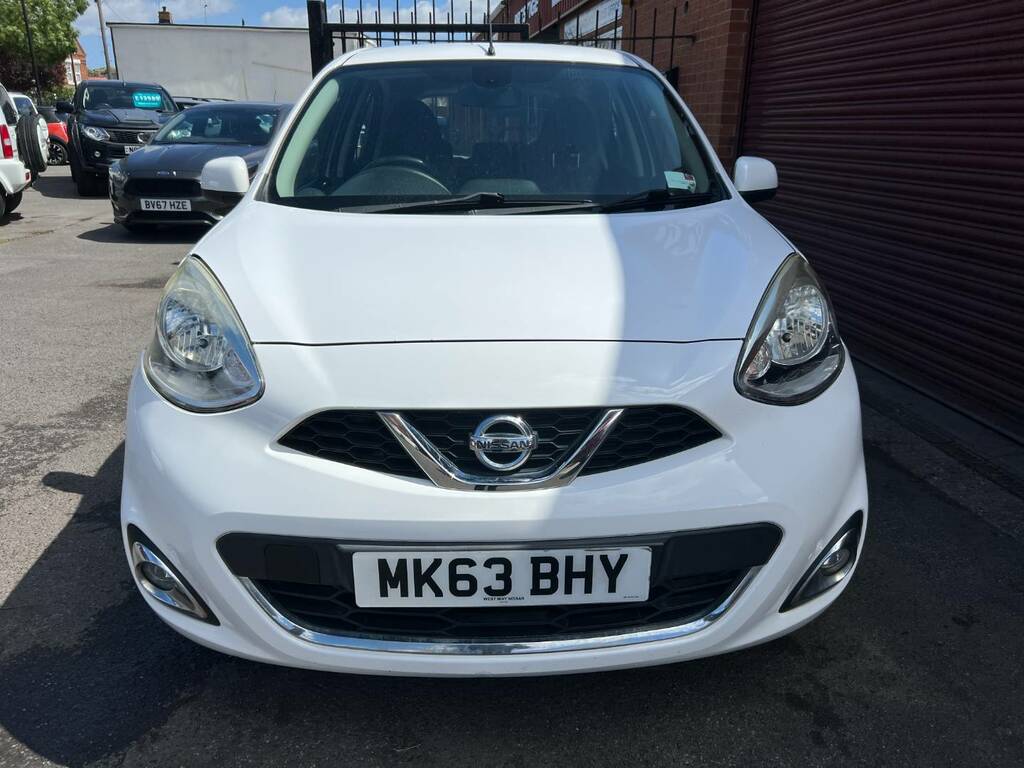 Nissan Micra 1.2 Acenta White #2