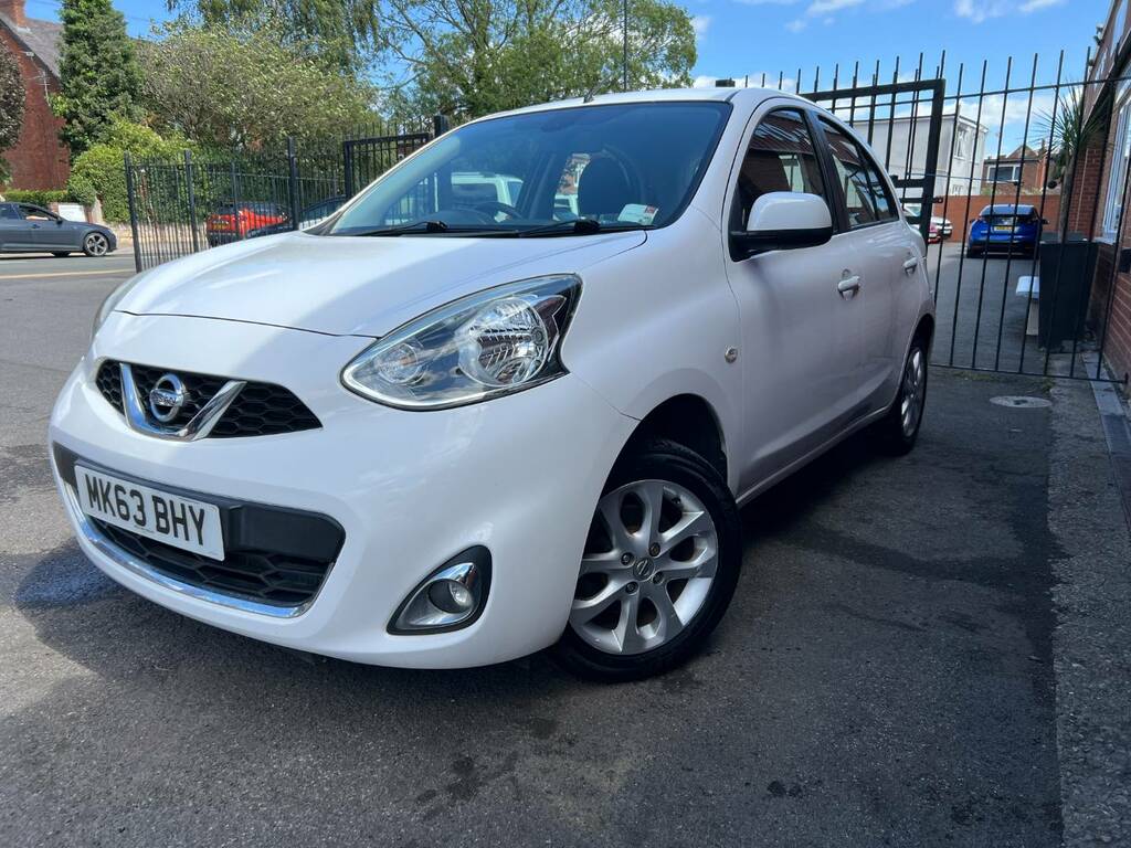Nissan Micra 1.2 Acenta White #4