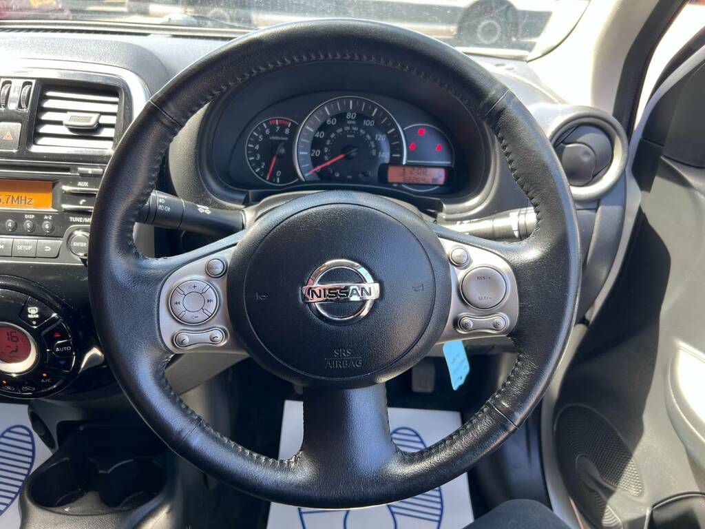 Nissan Micra 1.2 Visia Euro 5 White #19