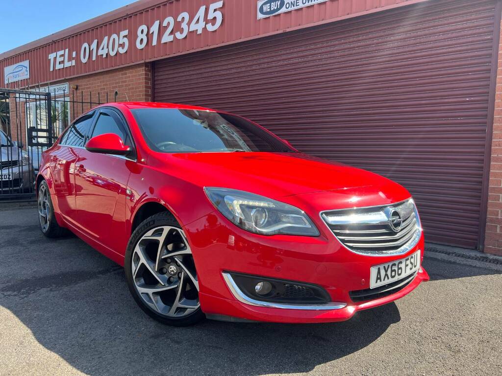 Vauxhall Insignia 1.6 Cdti Sri Vx-line Start Stop Red